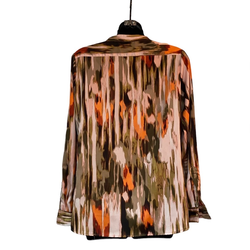 Calvin Klein Multicolored Abstract Print Tab Slee… - image 2